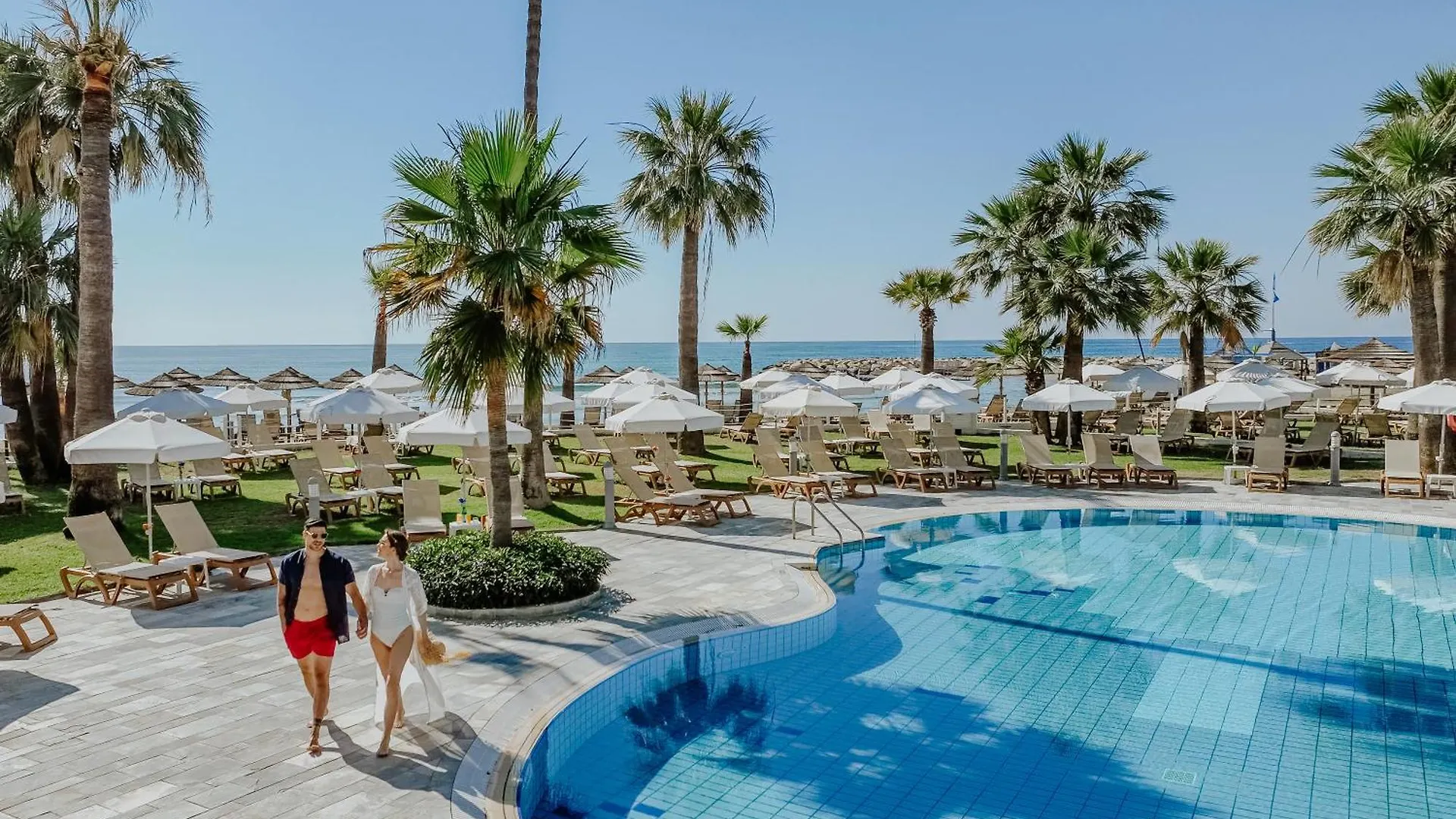 Golden Bay Beach Hotel location